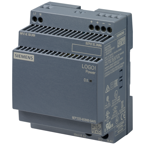 Geregelte Stromversorgung 24 V / 4 A LOGO!POWER 6EP3333-6SB00-0AY0-Beschreibung lesen