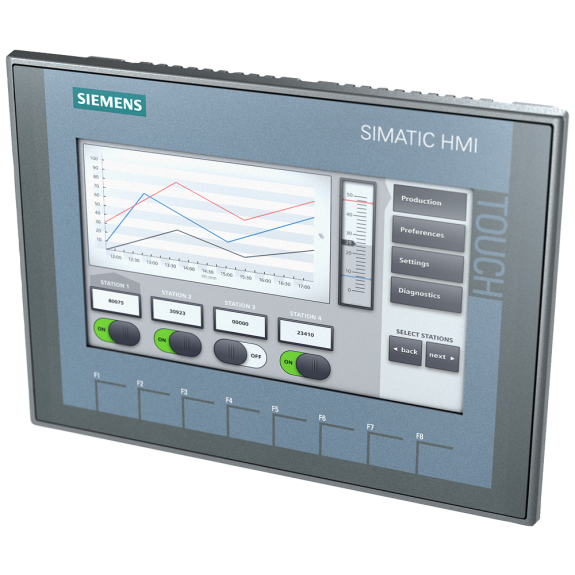 Basis-HMI-Panel 7" mit PROFINET-Schnittstelle-Beschreibung lesen