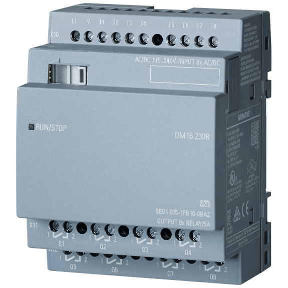 6ED1055-1FB10-0BA2 - LOGO! DM16 230R Erweit.-Modul, SV/E/A: 230V/230V/R 6ED1055-1FB10-0BA2 - LOGO! DM16 230R Erweit.-Modul, SV/E/A: 230V/230V/R-Beschreibung lesen