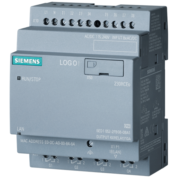 Logikmodul 6ED1052-2FB08-0BA2 LOGO! 230RCEo Logikmodul 6ED1052-2FB08-0BA2 LOGO! 230RCEo-Beschreibung lesen