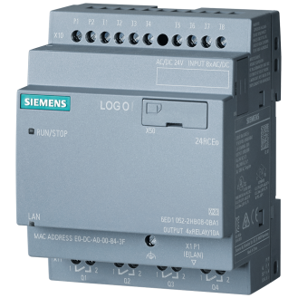 Siemens 6ED1052-2HB08-0BA2 - LOGO! 24RCEO (AC), Logikmodul, SV/E/A: DC 24V/24V-Beschreibung lesen