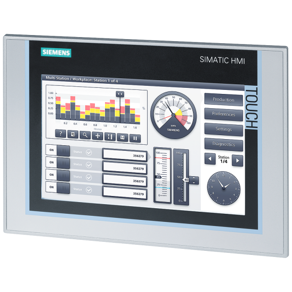 9" Touch-Bedienfeld mit TFT-Display-Beschreibung lesen