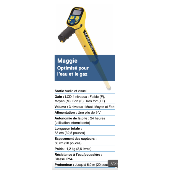 Detector ferromagnético de masas metálicas MAGGIE-Leer más