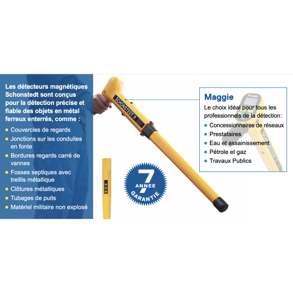 Detector ferromagnético de masas metálicas MAGGIE-Leer más