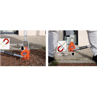 Lève plaques à aimant contrôlé pour charge < 100kg-Lire la description