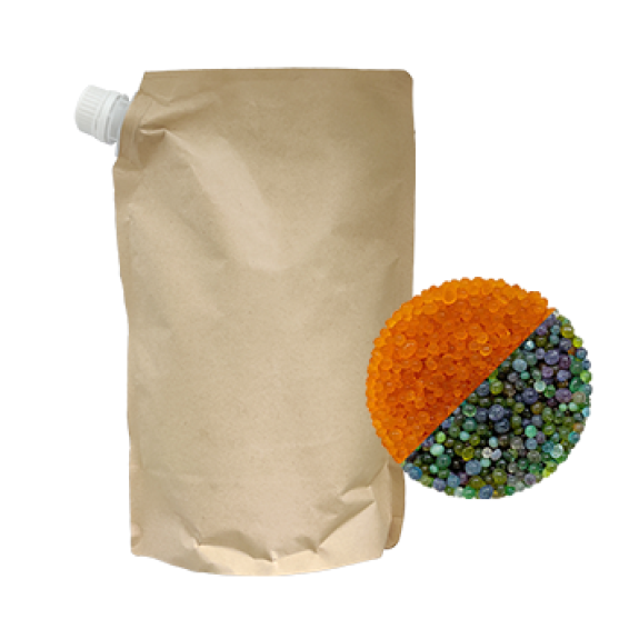Gel de silice orange-vert, sachet de 1kg-Lire la description