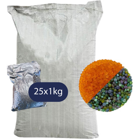 Gel di silice verde-arancio 25x 1 kg-Leggi tutto