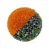 Gel di silice verde-arancio 25x 1 kg