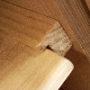 Lot de 3 Paniers Coulissants en Osier 500 mm