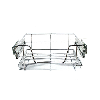 3 Paniers Coulissants KuKoo Pour Placard de Cuisine de 40cm