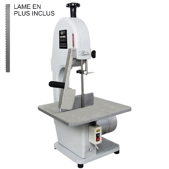 Sierra de cinta para carne profesional 750W-Leer más