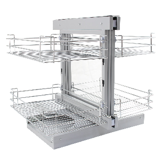 Cestos de acero inoxidable 80-90cm, mano izquierda-Leer más