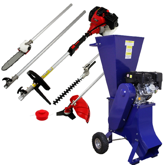 Multiutensile 5 in 1 e Trituratore per legno da 15HP-Leggi tutto