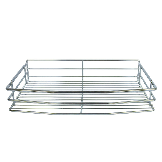 Cestos de acero inoxidable para mueble de rincón ciego 90-100cm, mano derecha-Leer más