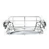Cestelli Estraibili da Cucina in Acciaio - 50cm - 3 Cesti