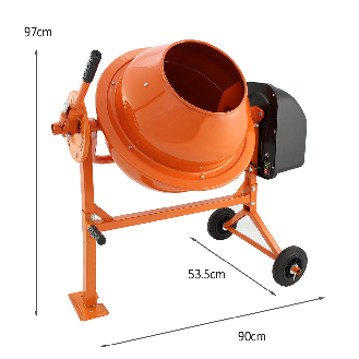 Betoniera portatile e vibratore per calcestruzzo con prolunga da 2 m-Leggi tutto