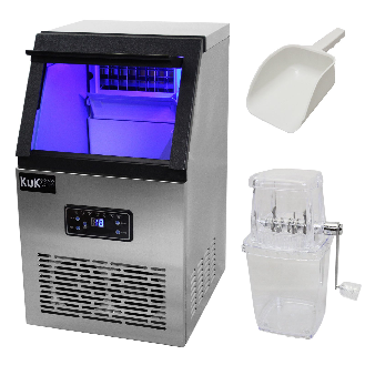 Máquina de hielo 40kg/24h de acero inoxidable-Leer más
