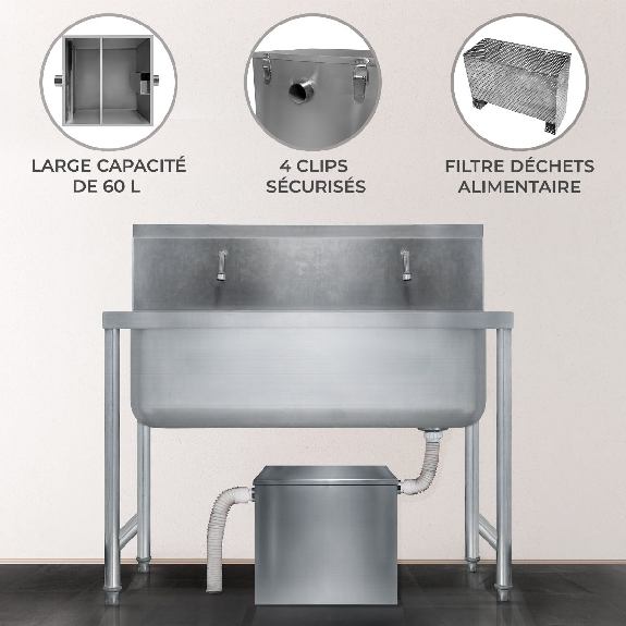 Gastro Fettabscheider 60L-Beschreibung lesen
