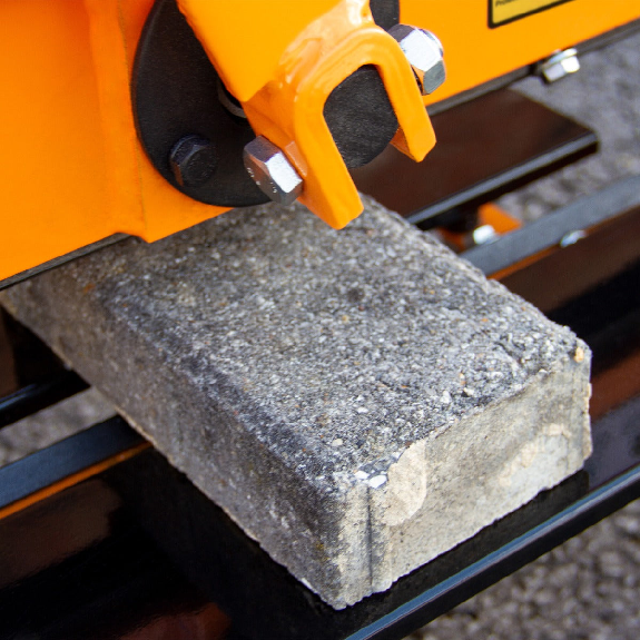 Blockspalter 430 mm mit rotierenden Klingen-Beschreibung lesen
