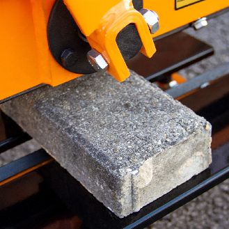 Blockspalter 430 mm mit rotierenden Klingen-Beschreibung lesen