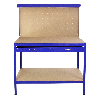 Stecktafel-Werkbank mit blauer Schublade