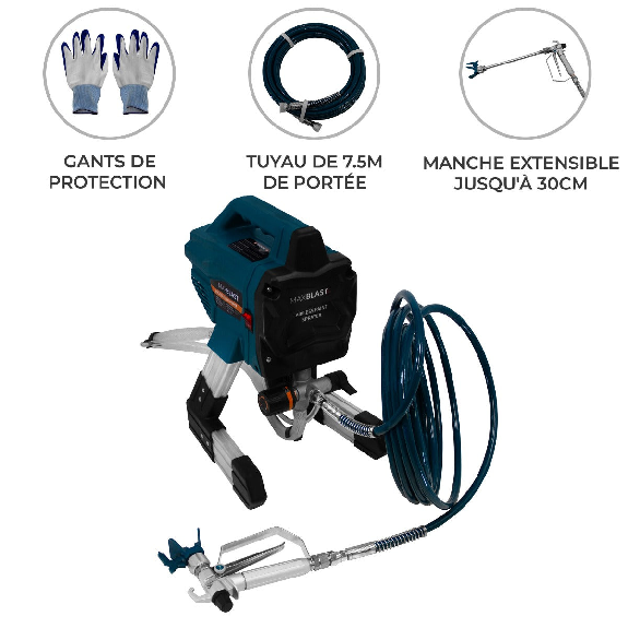 Farbspritzpistole 650 W  1,4 l/min-Beschreibung lesen