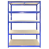 Monster Racking T-Rax Potente estante de almacenamiento, azul, 120 cm de ancho, 60 cm de profundidad
