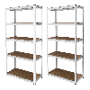 Juego de 2 estantes E-RAX blancos 90 x 40 x 180 cm