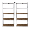 Juego de 2 estantes E-RAX blancos 90 x 40 x 180 cm