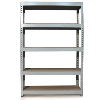Q-Rax Steckregal aus Stahl, Grau  120 cm x 182,5 cm x 50 cm