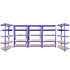 Rayonnages de garage sans boulons