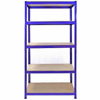 T-RAX Étagère Bleu 90cm avec 12 x Poubelles à Choix Rapide-Lire la description