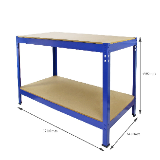 Lot de 5 T-Rax 75 cm & Etabli de Travail Q-Rax Bleus-Lire la description