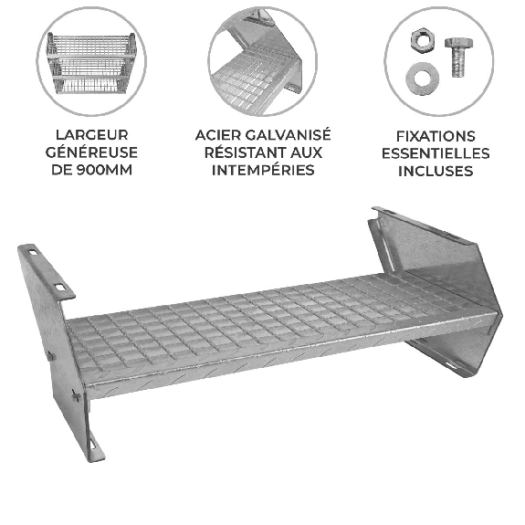 Marche Caillebottis 240 x 900 mm-Lire la description
