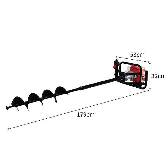 Trivella T-Mech e piantapalo 4 tempi 120 mm Trivella T-Mech e piantapalo 4 tempi 120 mm-Leggi tutto