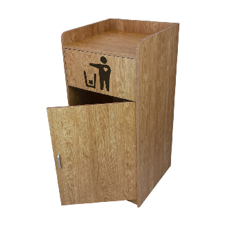 Contenitore Pattumiera Svuota Vassoi in Legno - Legno Chiaro-Leggi tutto