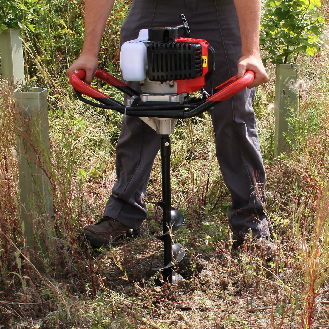 Trivella di terra T-Mech e piantapalo a 2 tempi-Leggi tutto