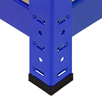 4 Rayonnages T-Rax Bleu 90 - Connecteurs et Maillet gratuits-Lire la description