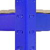 4 Rayonnages T-Rax Bleu 90 - Connecteurs et Maillet gratuits