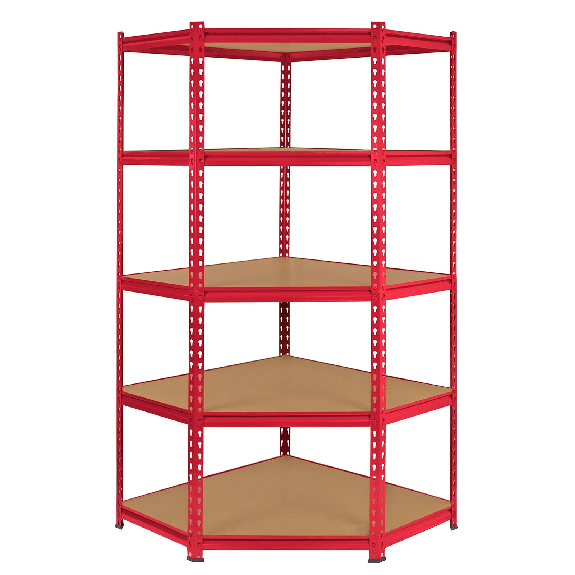 Monster Racking 1 rotes Z-Rax-Eckregal und 2 rote Z-Rax-Schraubregale aus Stahl, 90 cm x 45 cm x 183 cm Monster Racking 1 rotes Z-Rax-Eckregal und 2 rote Z-Rax-Schraubregale aus Stahl, 90 cm x 45 cm x 183 cm-Beschreibung lesen
