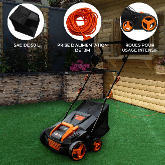 Aspirateur 2 en 1 pour Gazon Artificiel-Lire la description