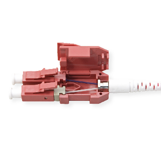ROLINE LWL-Kabel duplex 50/125µm OM4, LC/LC, UNIBOOT, violett, 1 m-Beschreibung lesen