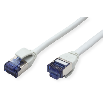 ROLINE Patchkabel Kat.6A (Class EA) S/FTP (PiMF), LSOH, PoE, grau, 1,5 m-Beschreibung lesen