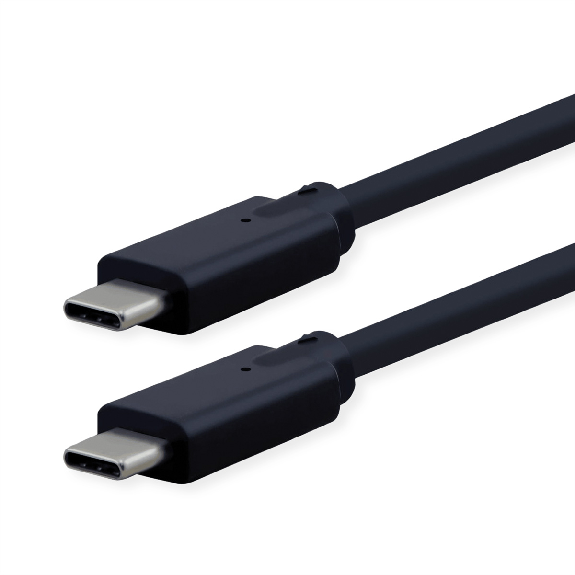 ROLINE USB 3.2 Gen 2 kompatibles Kabel, C-C, ST/ST, 10Gbit/s, Emark, 100W, schwarz, 3 m ROLINE USB 3.2 Gen 2 kompatibles Kabel, C-C, ST/ST, 10Gbit/s, Emark, 100W, schwarz, 3 m-Beschreibung lesen