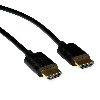 ROLINE HDMI High Speed Kabel mit Ethernet, Slim, ST-ST, schwarz, 2 m ROLINE HDMI High Speed Kabel mit Ethernet, Slim, ST-ST, schwarz, 2 m