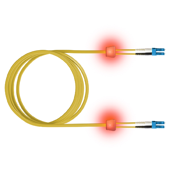 EasyLan LWL-LED-Patchkabel duplex 9/125µm OS2, LC/LC, gelb, 7,5 m-Beschreibung lesen