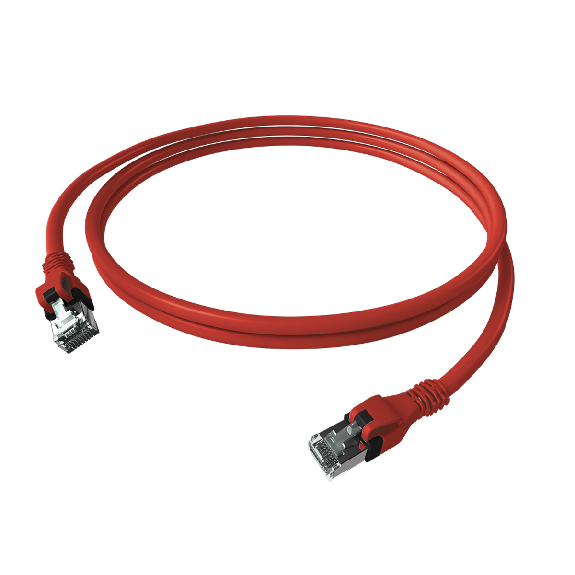 EasyLan DualBoot PushPull IP20 Patchkabel, Kat.6A (Class EA), S/FTP, rot, 10 m-Beschreibung lesen