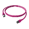 EasyLan FlexBoot Patchkabel Kat.6A, S/FTP, violett, 5 m