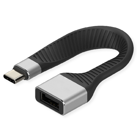 ROLINE USB 3.2 Gen 2 Silikonkabel, C-A, ST/BU, 10Gbit/s, Emark, schwarz, 11 cm ROLINE USB 3.2 Gen 2 Silikonkabel, C-A, ST/BU, 10Gbit/s, Emark, schwarz, 11 cm-Beschreibung lesen