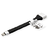 ROLINE USB 3.2 Gen 2 Silikonkabel, C-A, ST/BU, 10Gbit/s, Emark, schwarz, 11 cm ROLINE USB 3.2 Gen 2 Silikonkabel, C-A, ST/BU, 10Gbit/s, Emark, schwarz, 11 cm